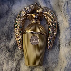 Gold and Jewel-Embellished Perfume Bottle